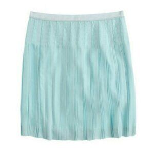 J.CREW STITCHED-DOWN PLEATED MINI SKIRT SZ 8 NEW no 🏷️ ✨🔥🔥